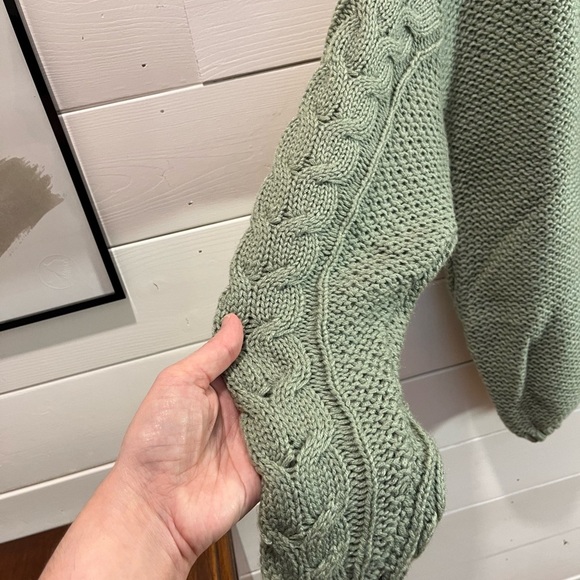 ❣️💚 SENTIMENTS Size 40 – Vintage green embroidered sweater - Picture 6 of 10